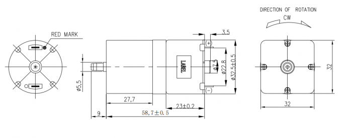 Мотор подгонянный фабрикой DC мотора 12V dc насоса 10-30W для всасывающего насоса